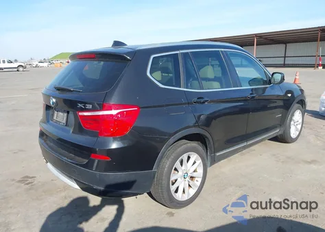 2011 BMW X3 xDrive28I из США, поврежденный, VIN 5UXWX5C59BL716597